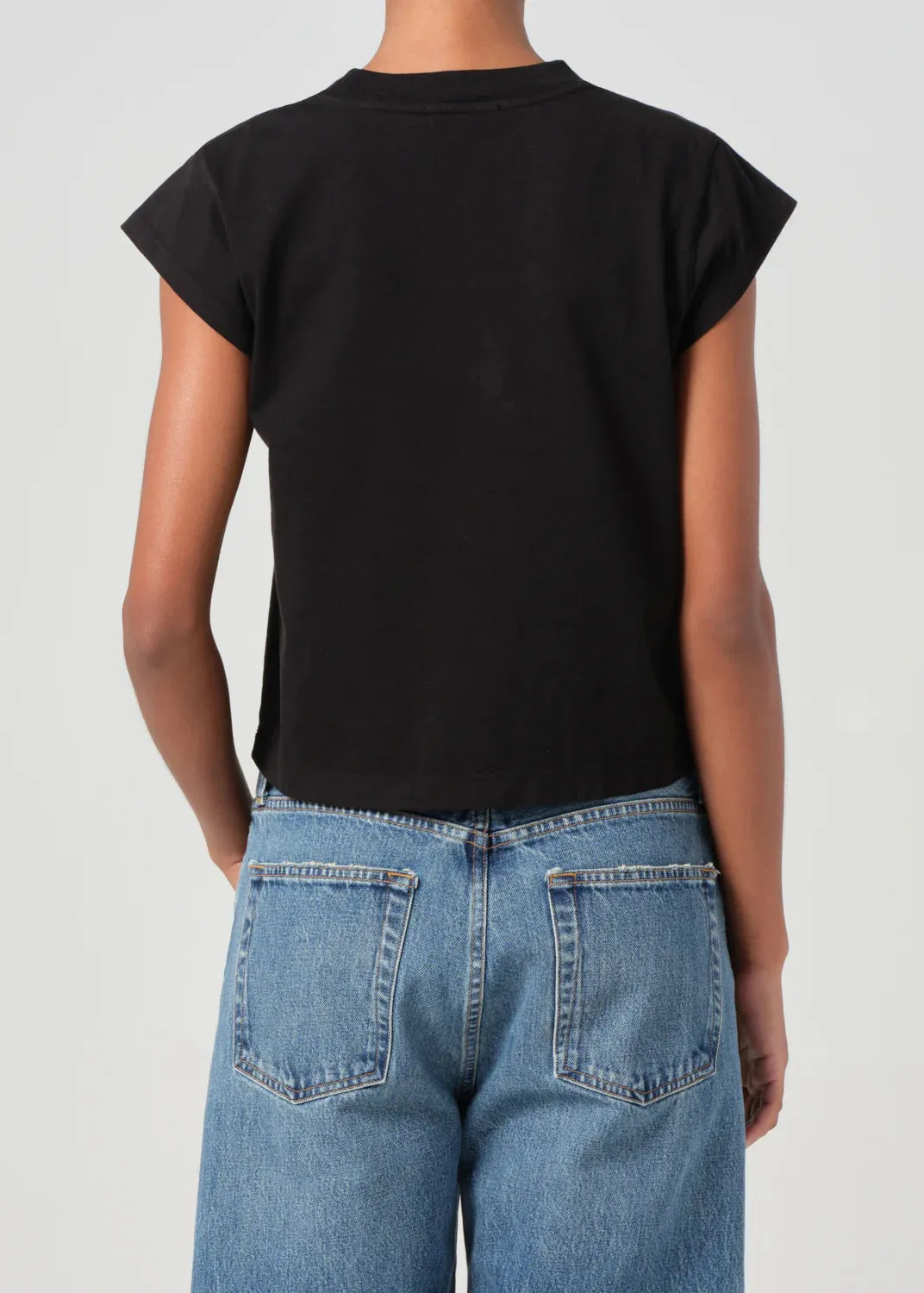 Agolde - Bryce Tee - Black sold by Jessie Boutique product image thumbnail 3