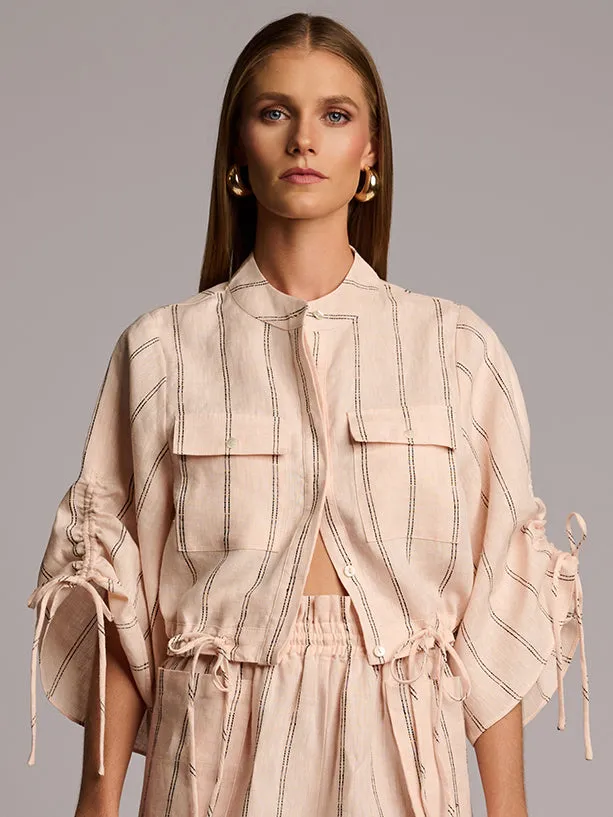 Hevron - Eva Top - Peach Stripe sold by Jessie Boutique product image thumbnail 3