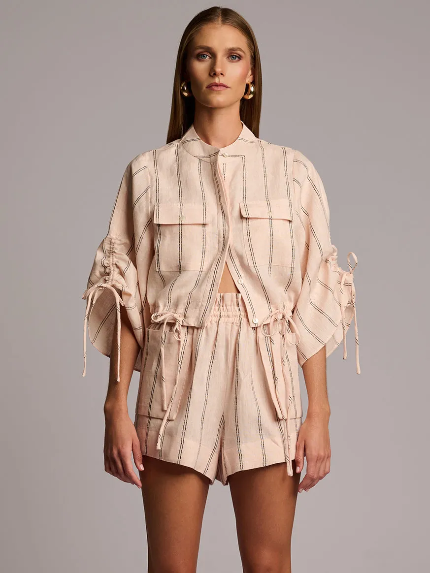 Hevron - Eva Top - Peach Stripe sold by Jessie Boutique product image thumbnail 4
