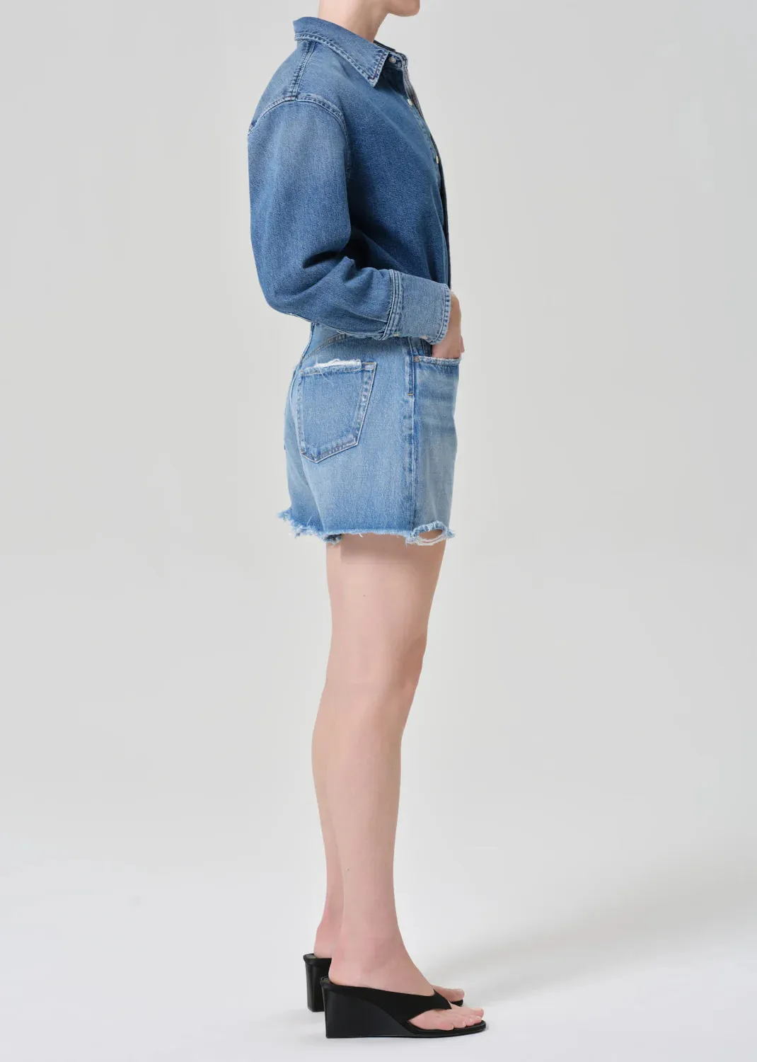 Citizens of Humanity - Marlow Long Vintage Short - Desi sold by Jessie Boutique product image thumbnail 5