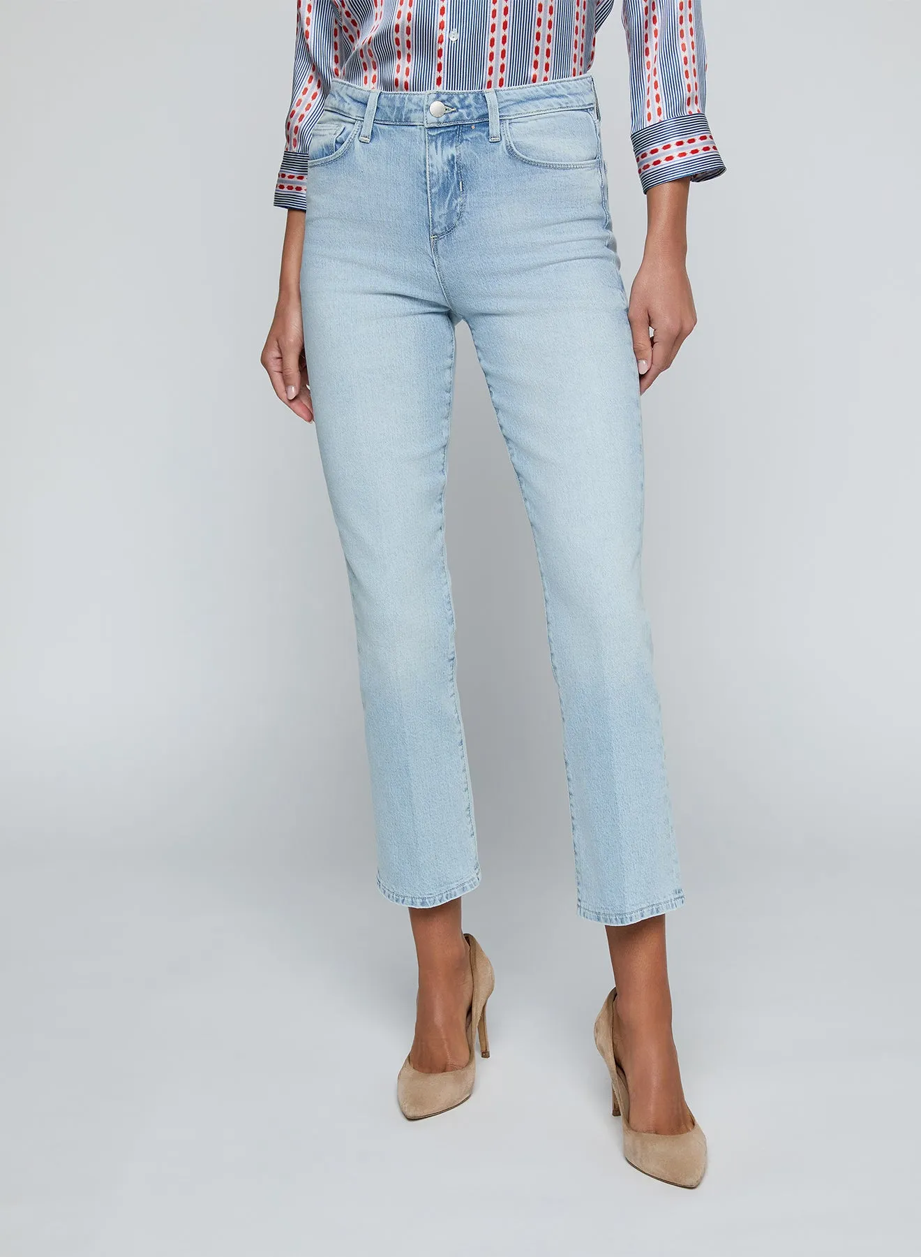 L'agence - Tati Cropped Micro Boot Jean - Cabo sold by Jessie Boutique product image thumbnail 3