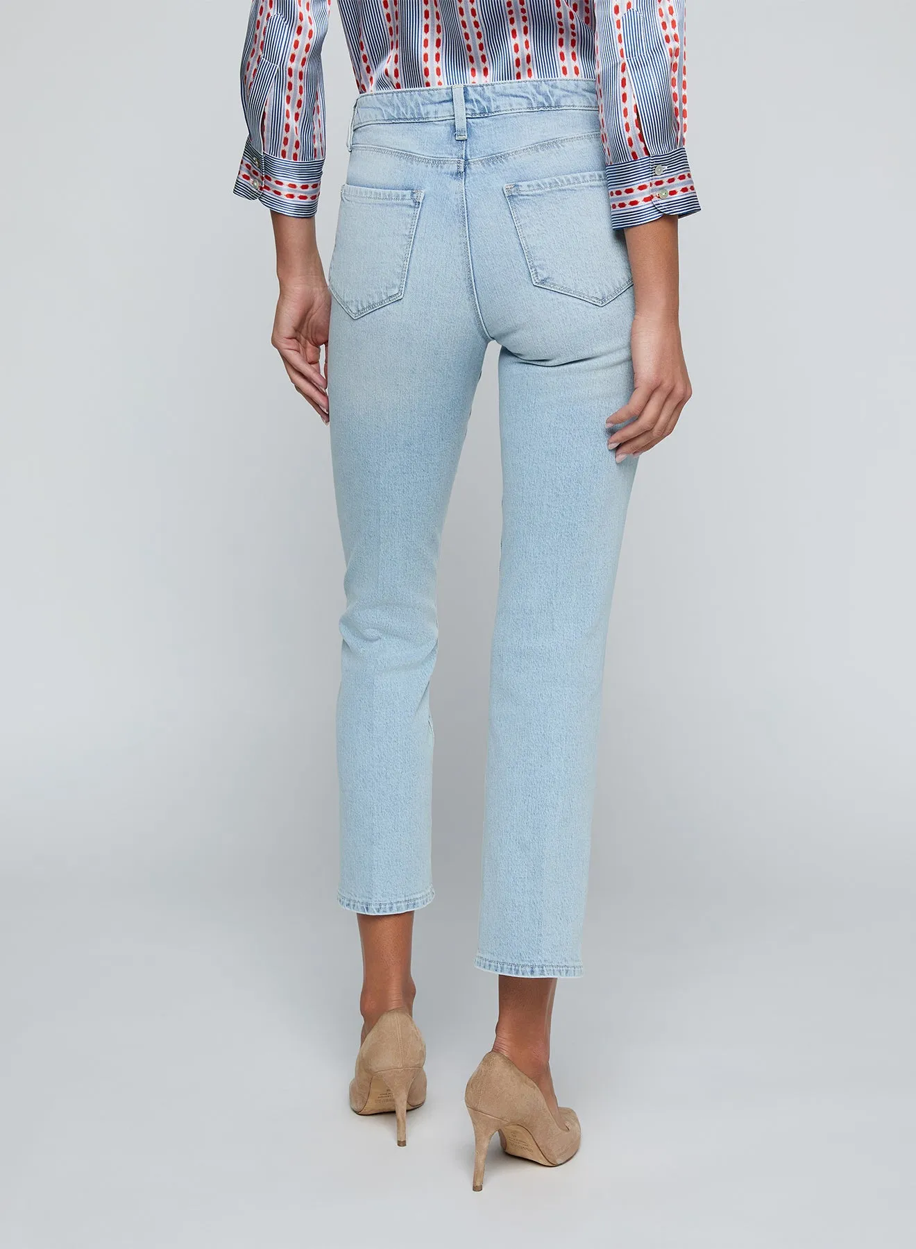 L'agence - Tati Cropped Micro Boot Jean - Cabo sold by Jessie Boutique product image thumbnail 4