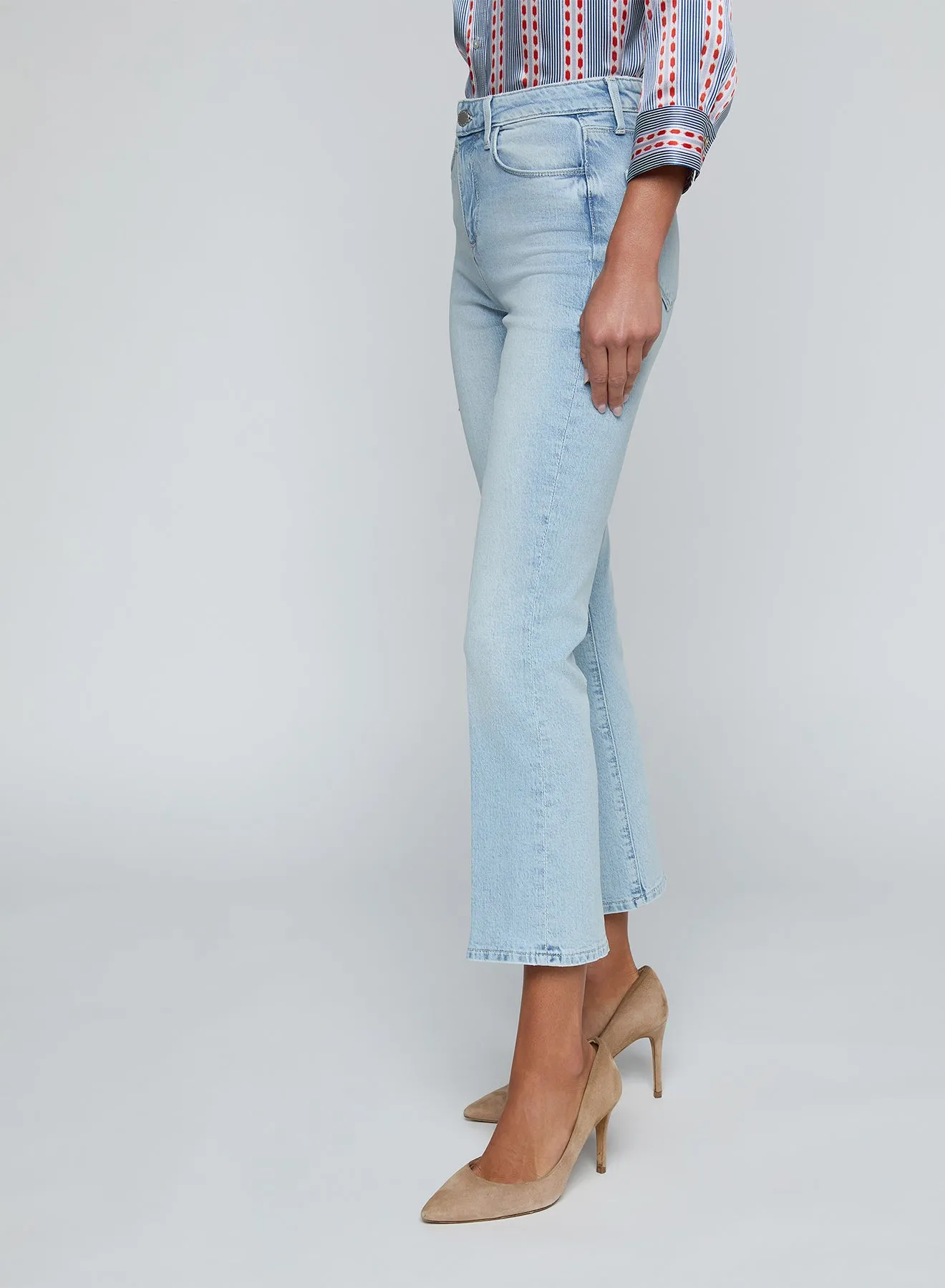 L'agence - Tati Cropped Micro Boot Jean - Cabo sold by Jessie Boutique product image thumbnail 5
