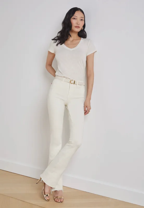 L’agence - Ruth High Rise Straight - Vintage White made by L'AGENCE