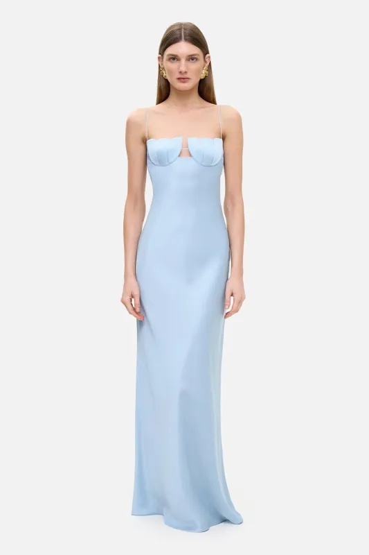 Anna October - Tulip Maxi Dress - Blue made by Anna October