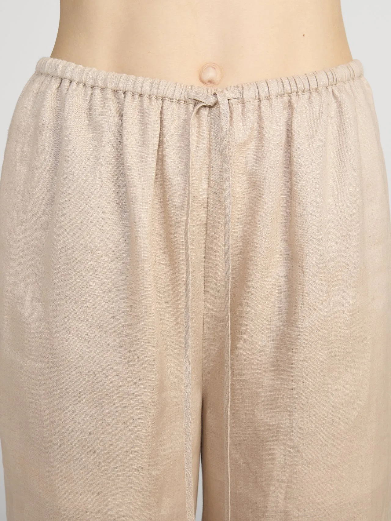 Frame - The Linen Lounge Pant - Flax sold by Jessie Boutique product image thumbnail 3