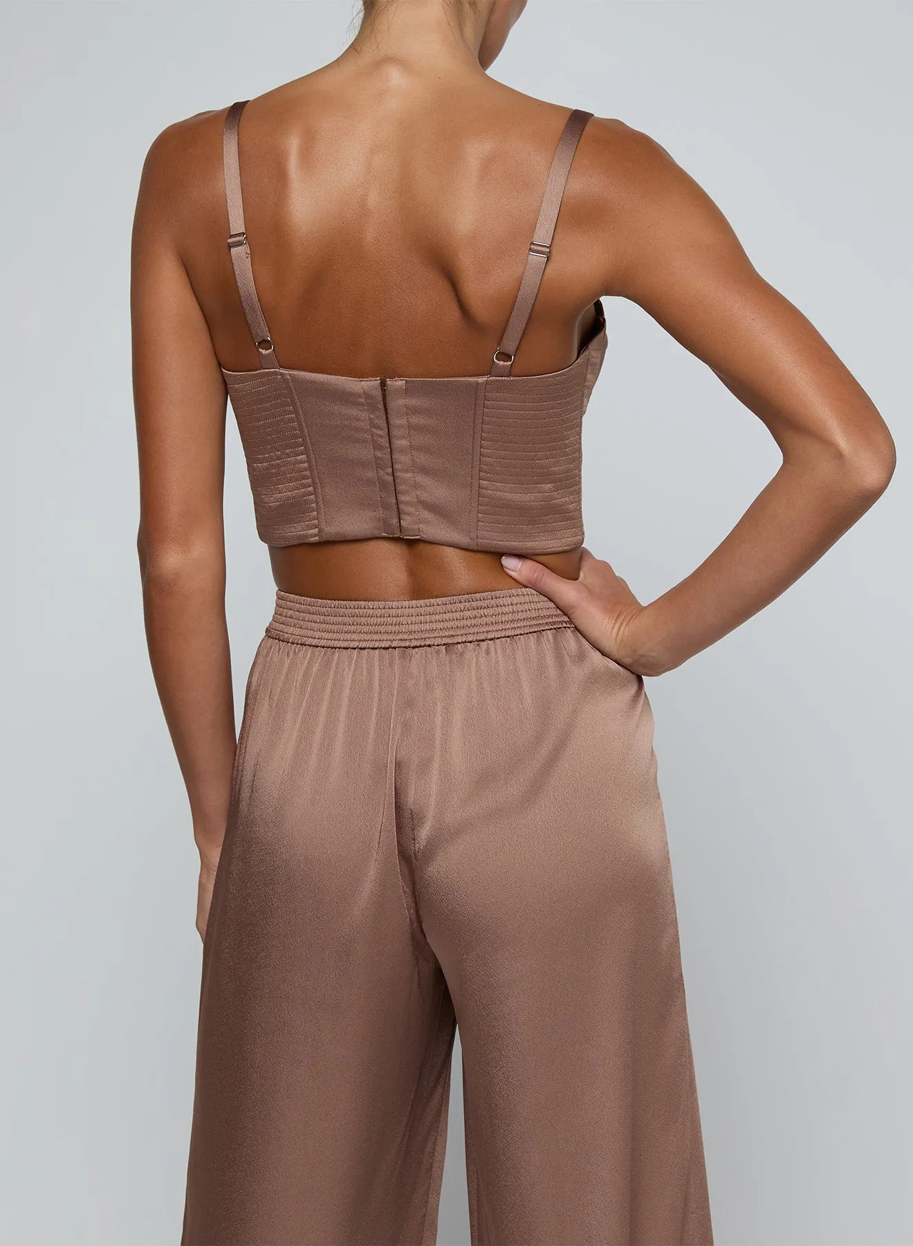 L’agence - Nysa Bustier Top - Mocha Tan sold by Jessie Boutique product image thumbnail 3
