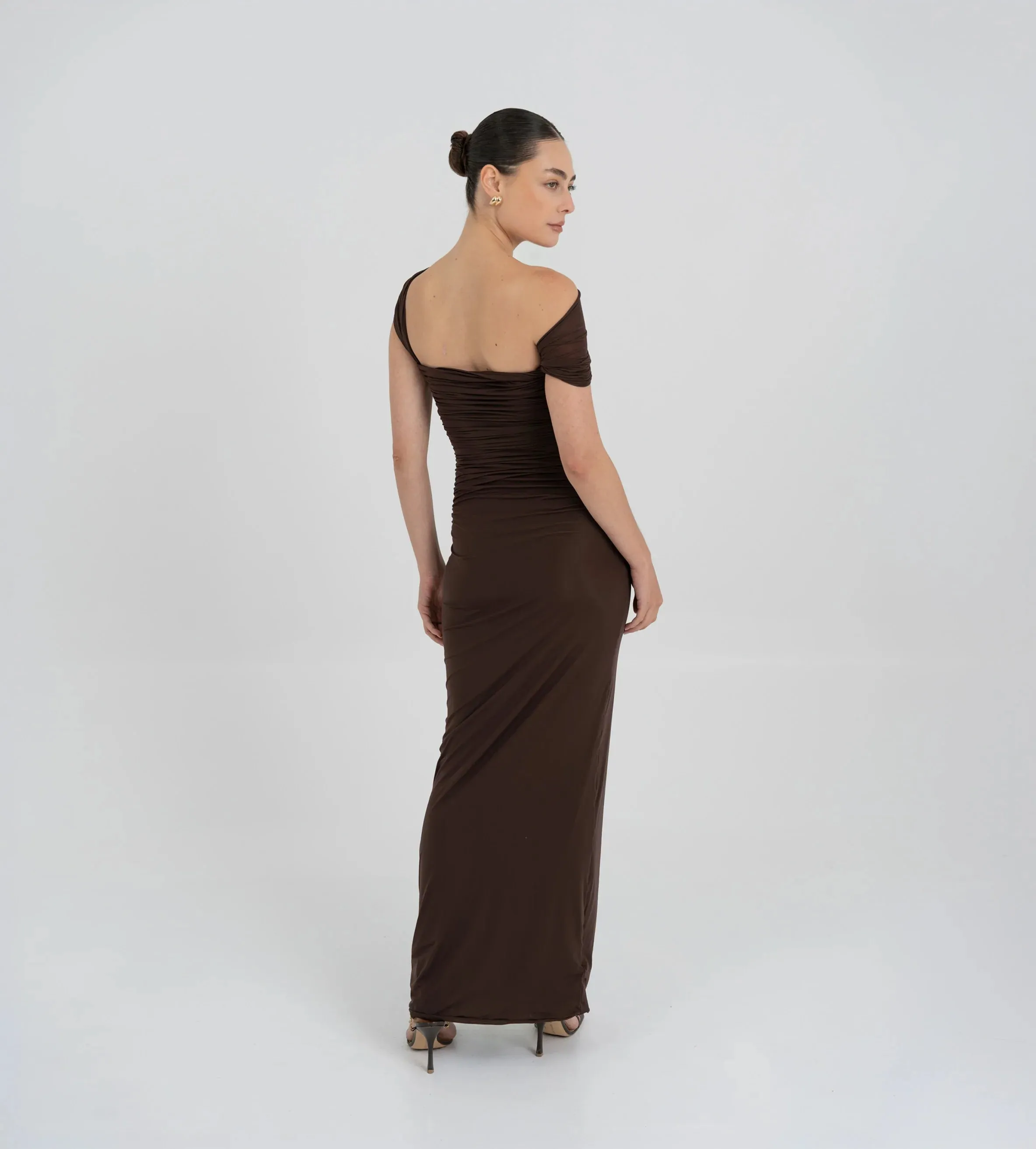 Maygel Coronel - Catedral Long Dress - Wood sold by Jessie Boutique product image thumbnail 4