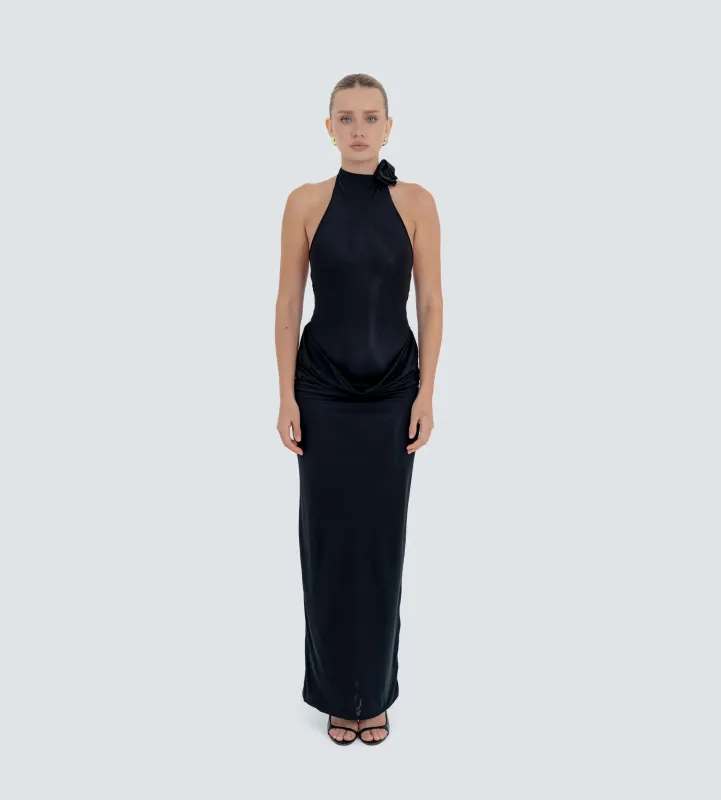 Maygel Coronel - Farol Long Dress - Basalto made by Maygel Coronel