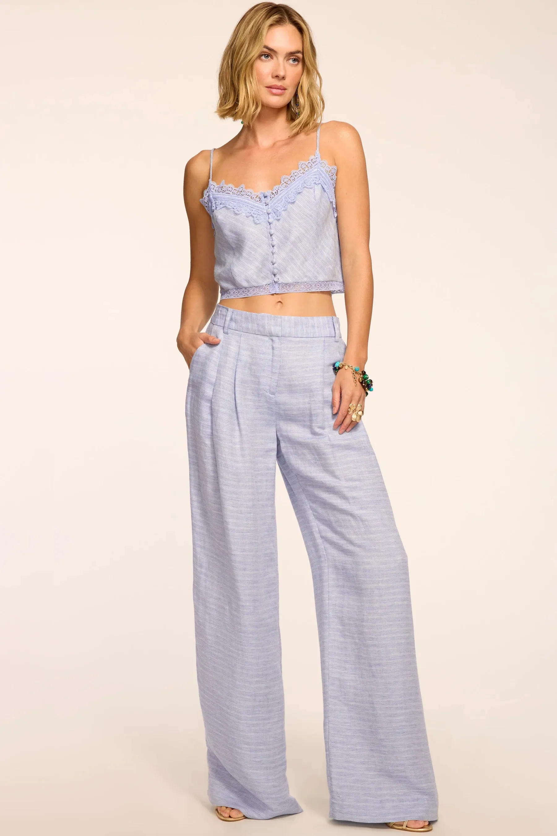 Ramy Brook - Oscar Textured Linen Pant - Multiple Colors sold by Jessie Boutique product image thumbnail 3