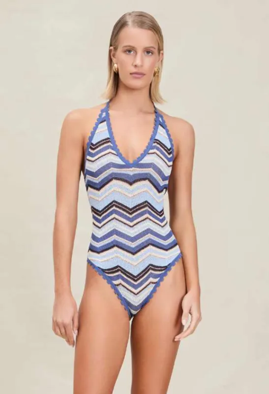 Devon Windsor - Liliou One-Piece - Marina made by Jessie Boutique