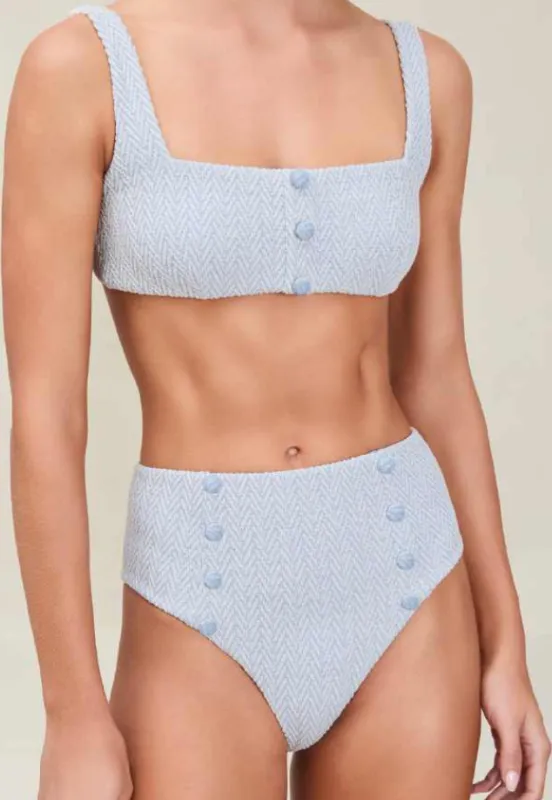 Devon Windsor - Malia Bottom - Polar made by Jessie Boutique