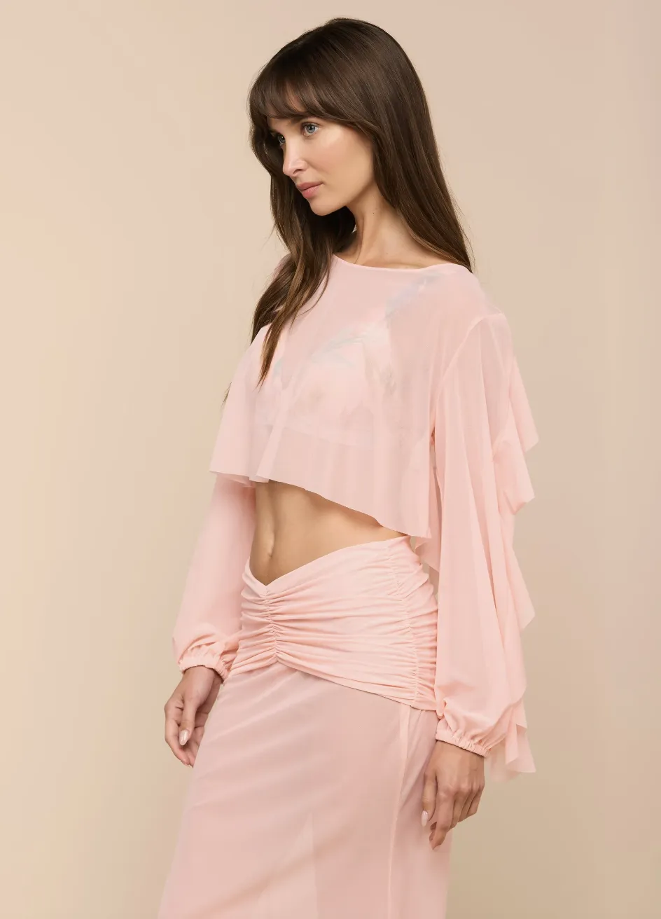 L'agence - Ambala Cover-Up Top - Pink Ice sold by Jessie Boutique product image thumbnail 2