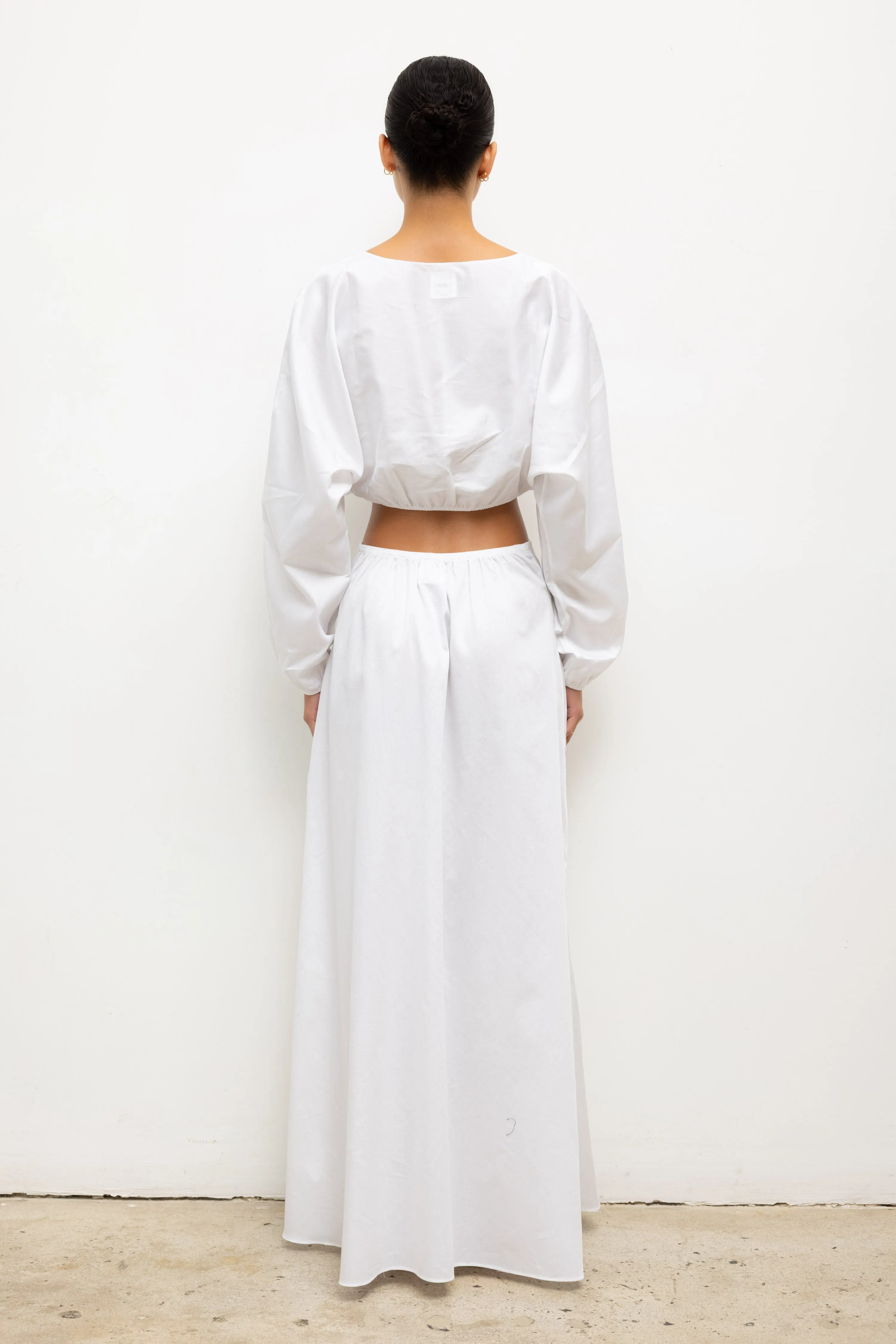 Leset - Yoko Maxi Skirt - White sold by Jessie Boutique product image thumbnail 5
