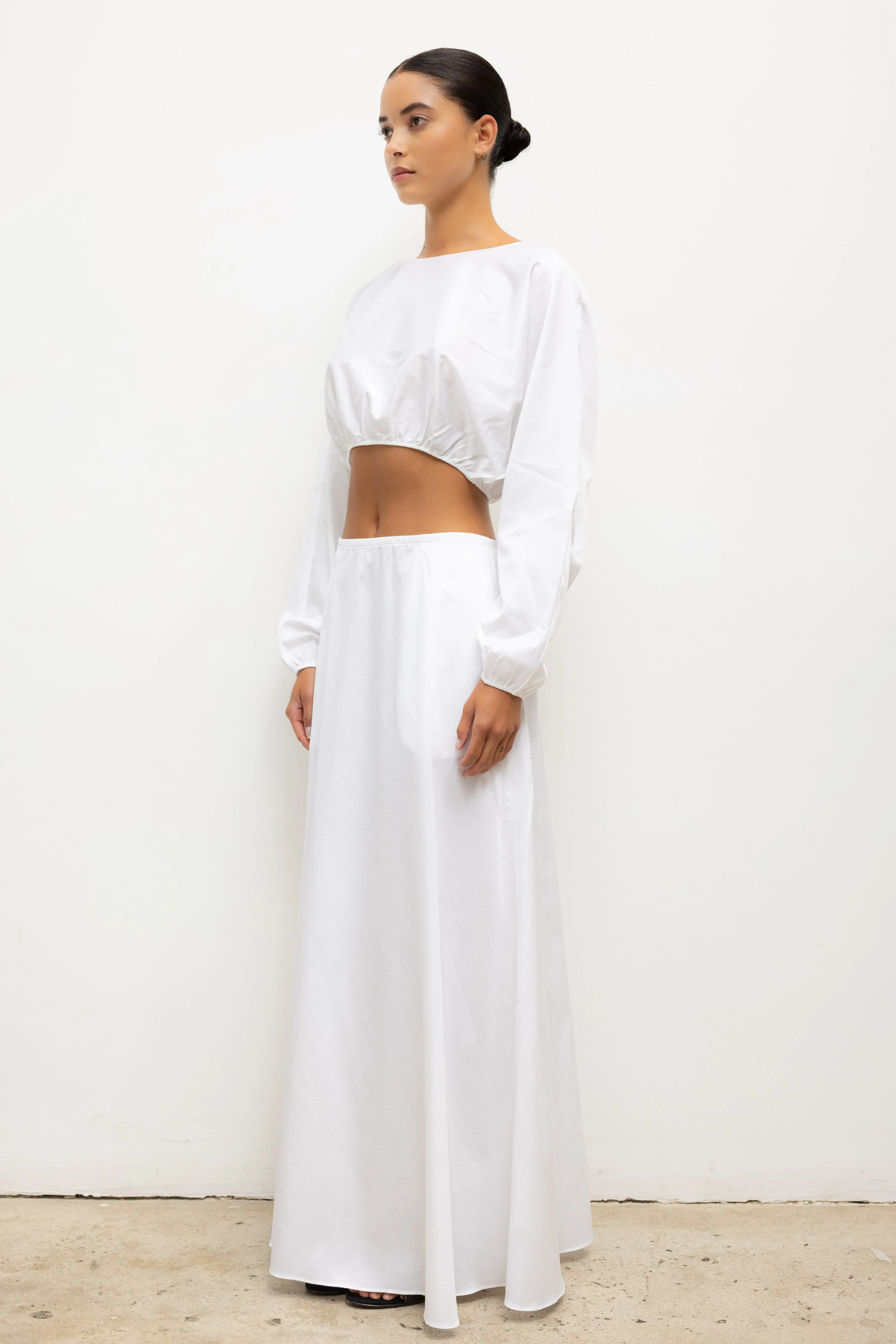 Leset - Yoko Maxi Skirt - White sold by Jessie Boutique product image thumbnail 4