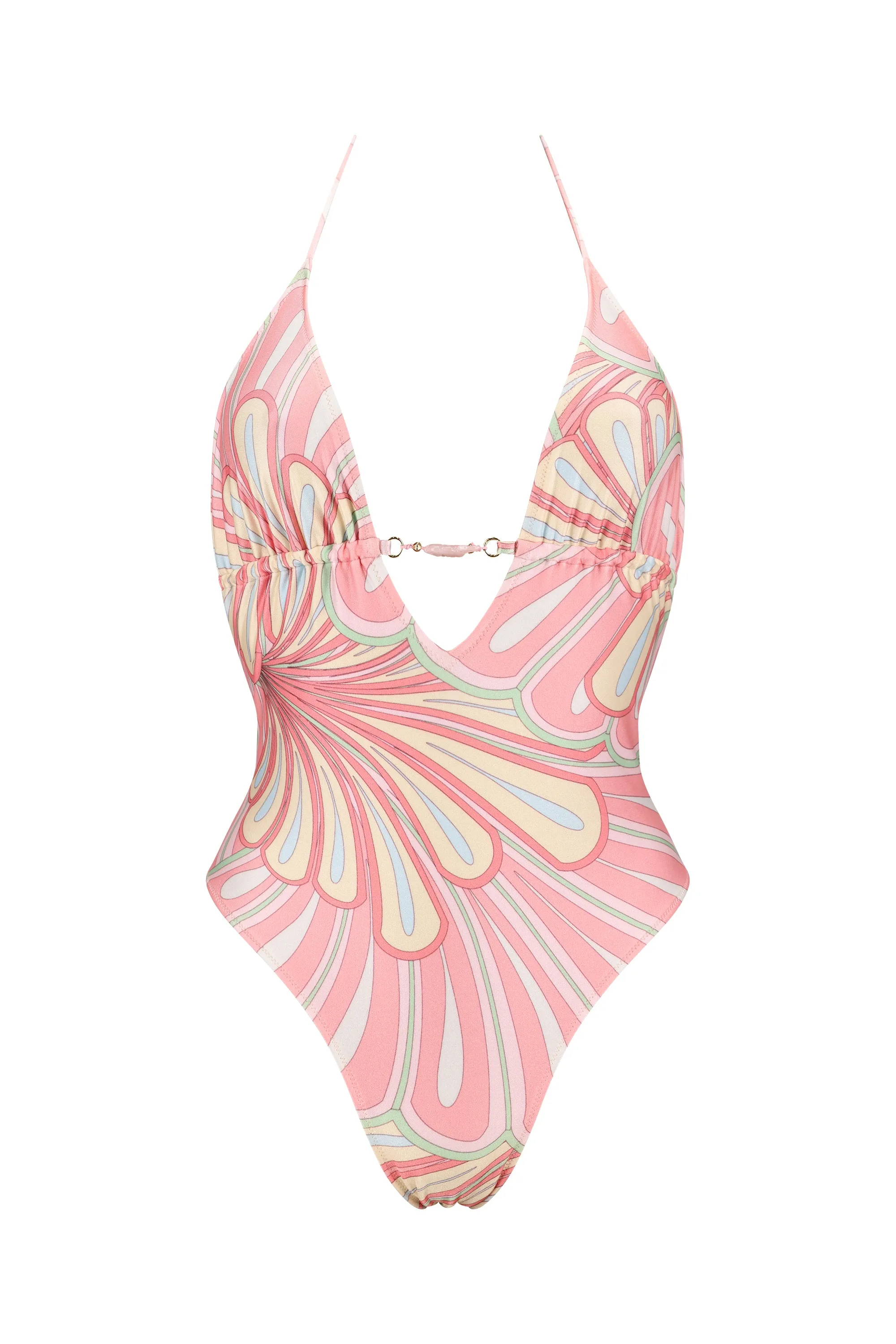 Shani Shemer - Elia One Piece - Pink Flower Print sold by Jessie Boutique product image thumbnail 4