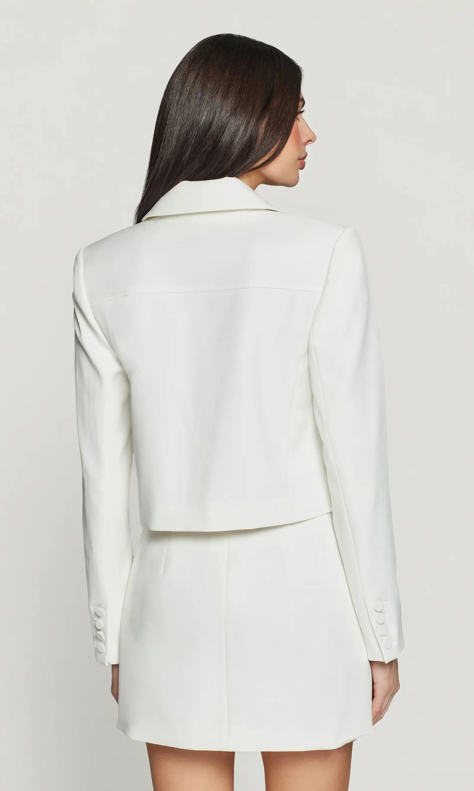 Generation Love - Luella Crepe Jacket - White sold by Jessie Boutique product image thumbnail 3