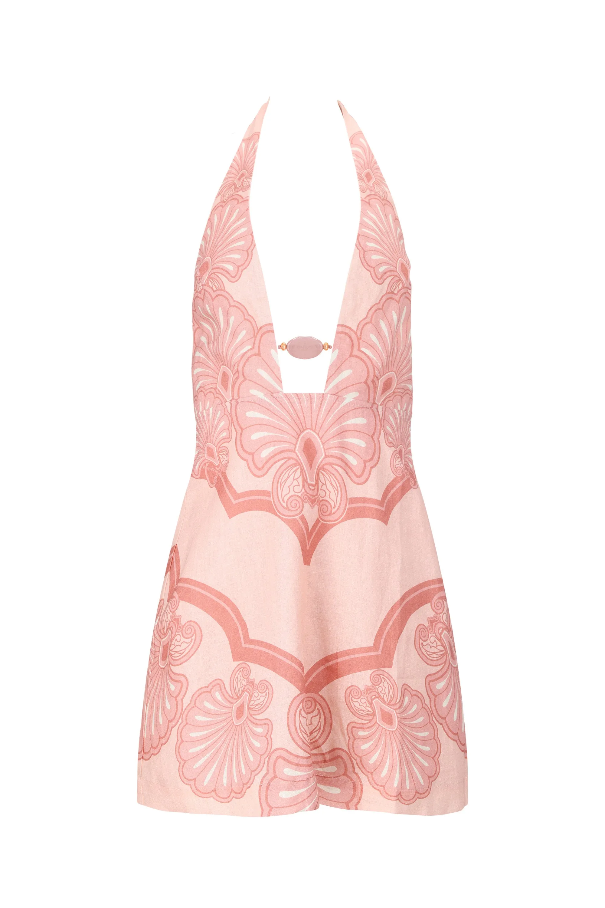 Shani Shemer - Rae Mini Dress - Pink Shell Print sold by Jessie Boutique product image thumbnail 2