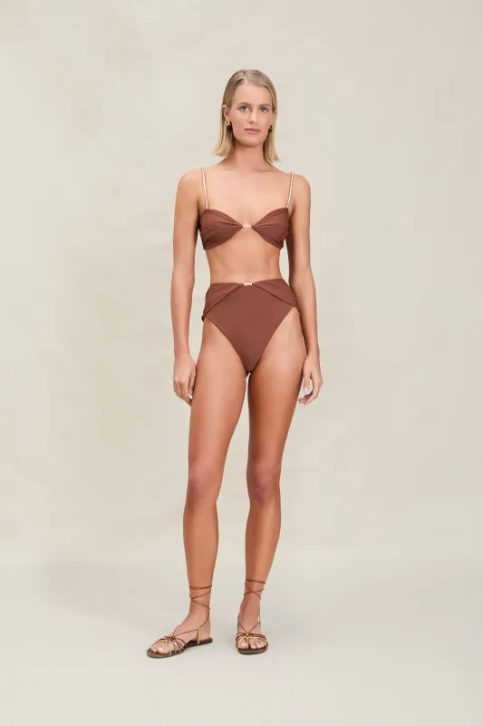 Devon Windsor - Emmie Top - Umber made by Devon Windsor