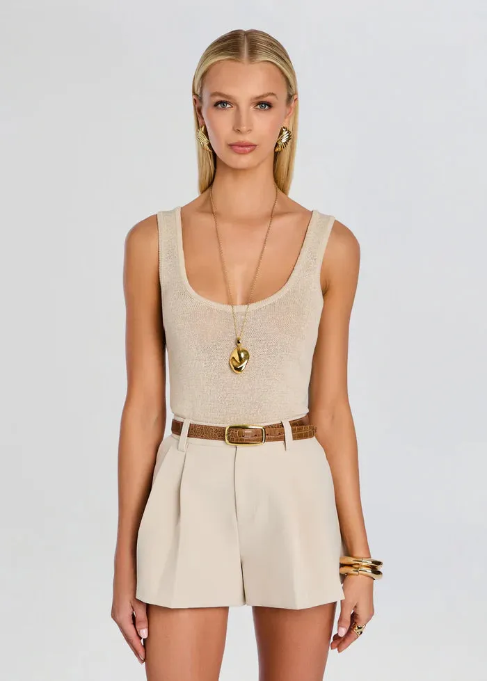 SER.O.YA - Hero Tank Top - Almond sold by Jessie Boutique