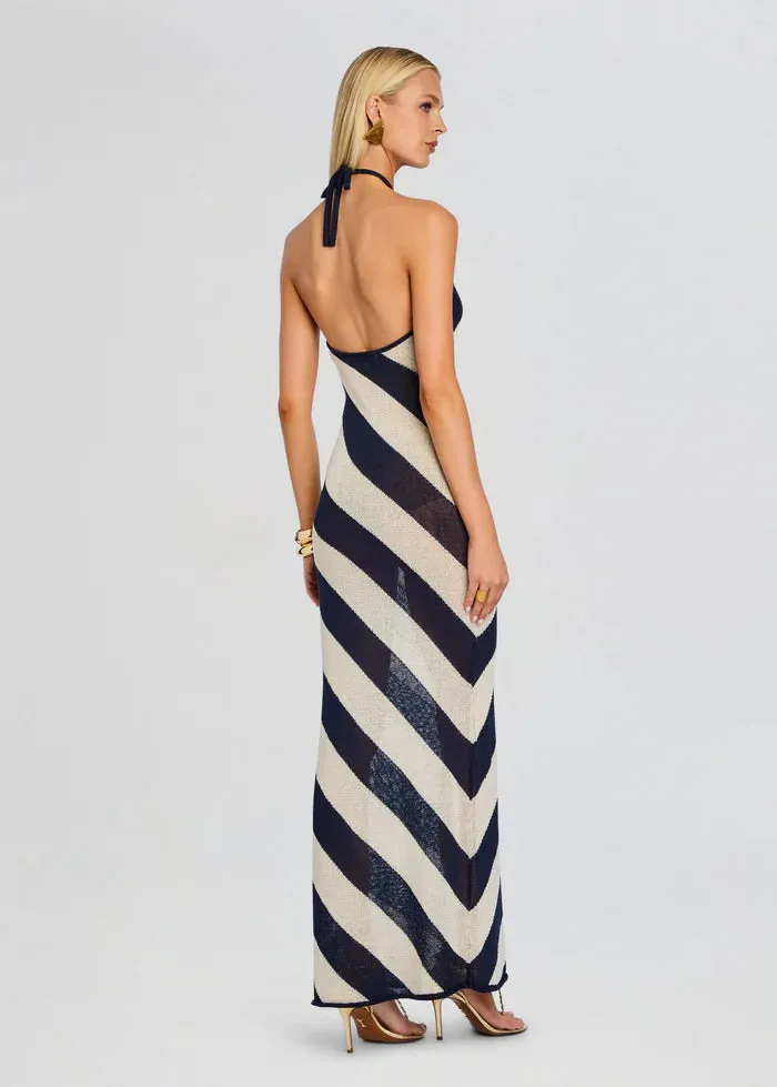 SER.O.YA - Dree Knit Maxi Dress - Navy/Eggshell sold by Jessie Boutique product image thumbnail 3