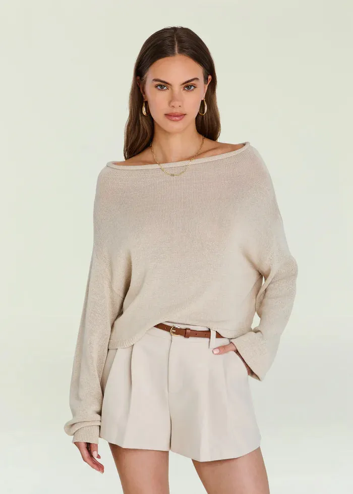 SER.O.YA - Serafina Sweater - Almond sold by Jessie Boutique