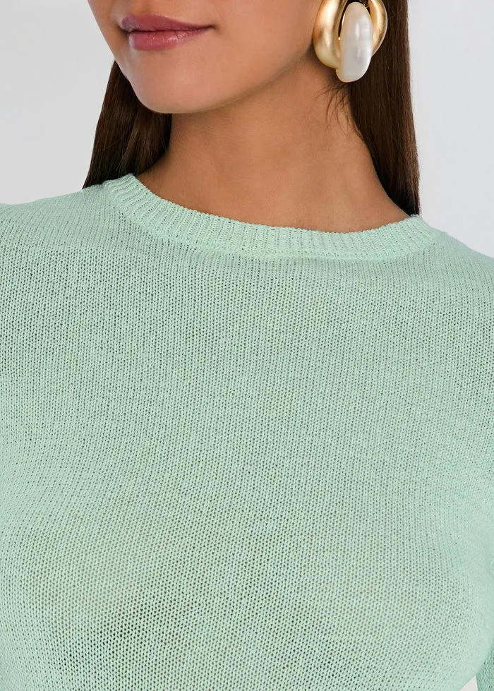 SER.O.YA - Bec Knit Mini Dress - Spearmint sold by Jessie Boutique product image thumbnail 2