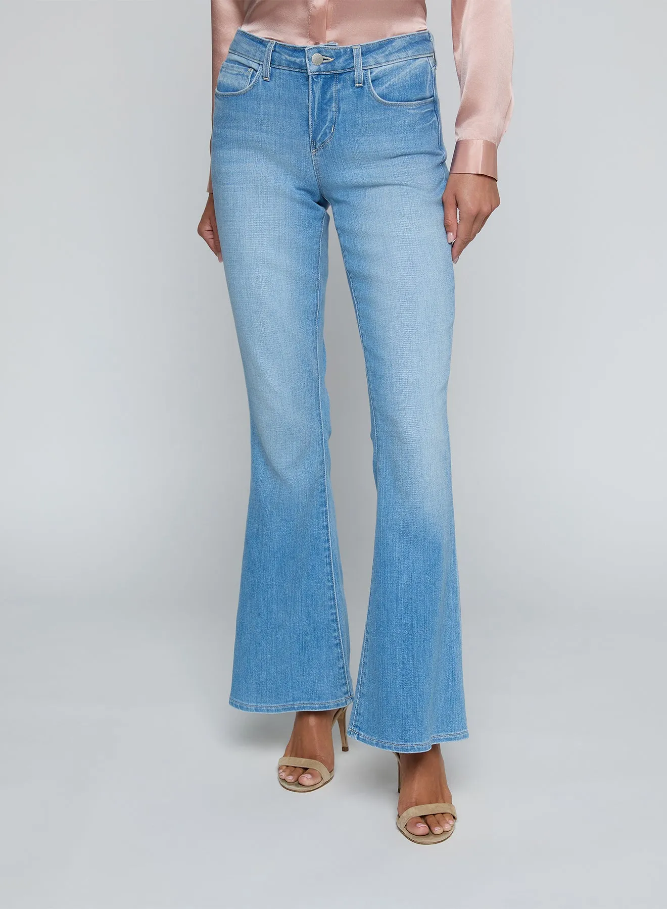 L'agence - Taney Low-Rise Flare Jean - Pacific sold by Jessie Boutique product image thumbnail 3