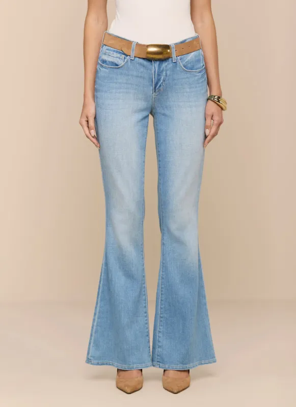 L'agence - Taney Low-Rise Flare Jean - Pacific made by L'AGENCE