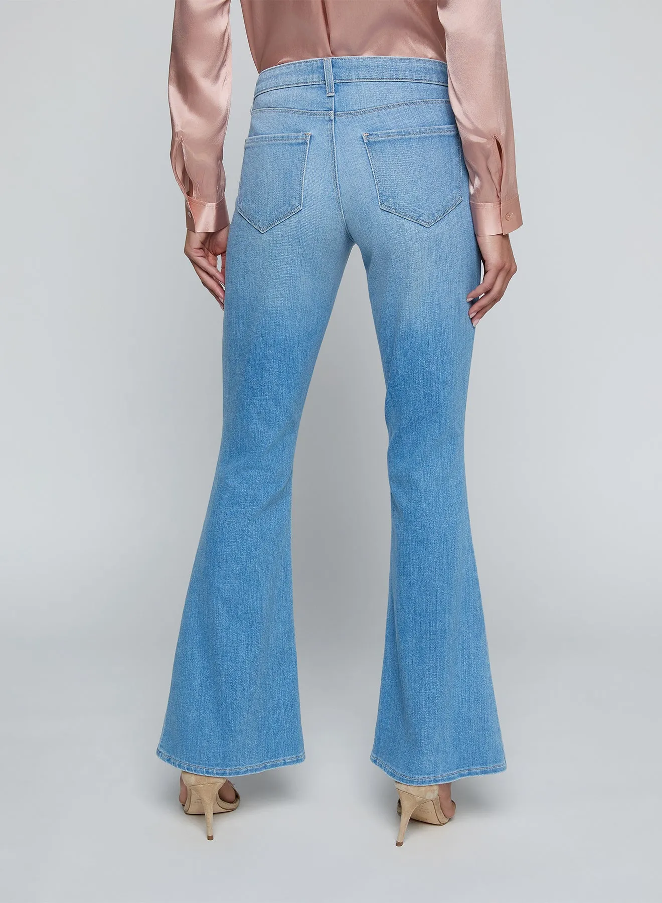 L'agence - Taney Low-Rise Flare Jean - Pacific sold by Jessie Boutique product image thumbnail 4