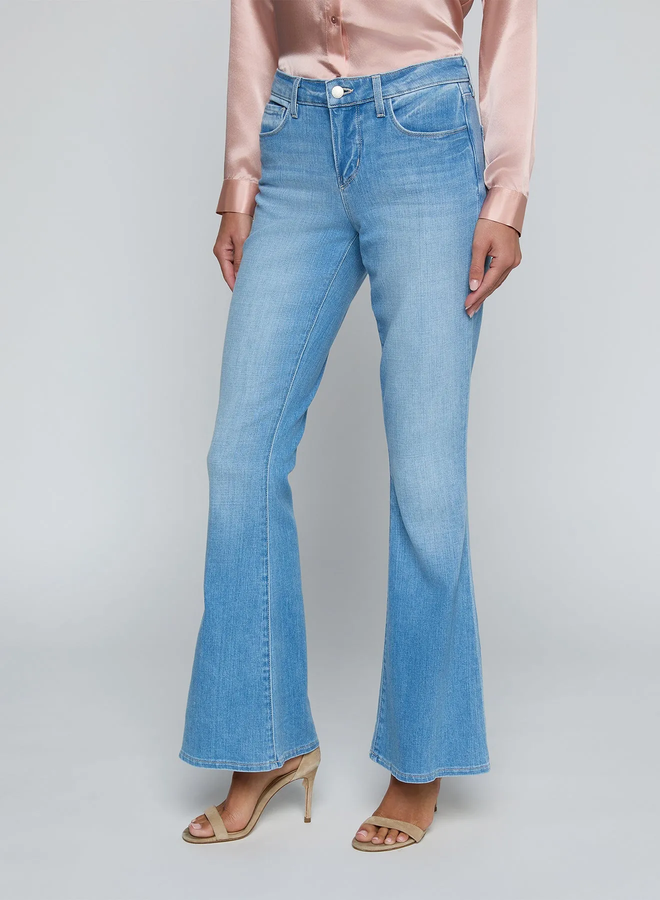 L'agence - Taney Low-Rise Flare Jean - Pacific sold by Jessie Boutique product image thumbnail 5