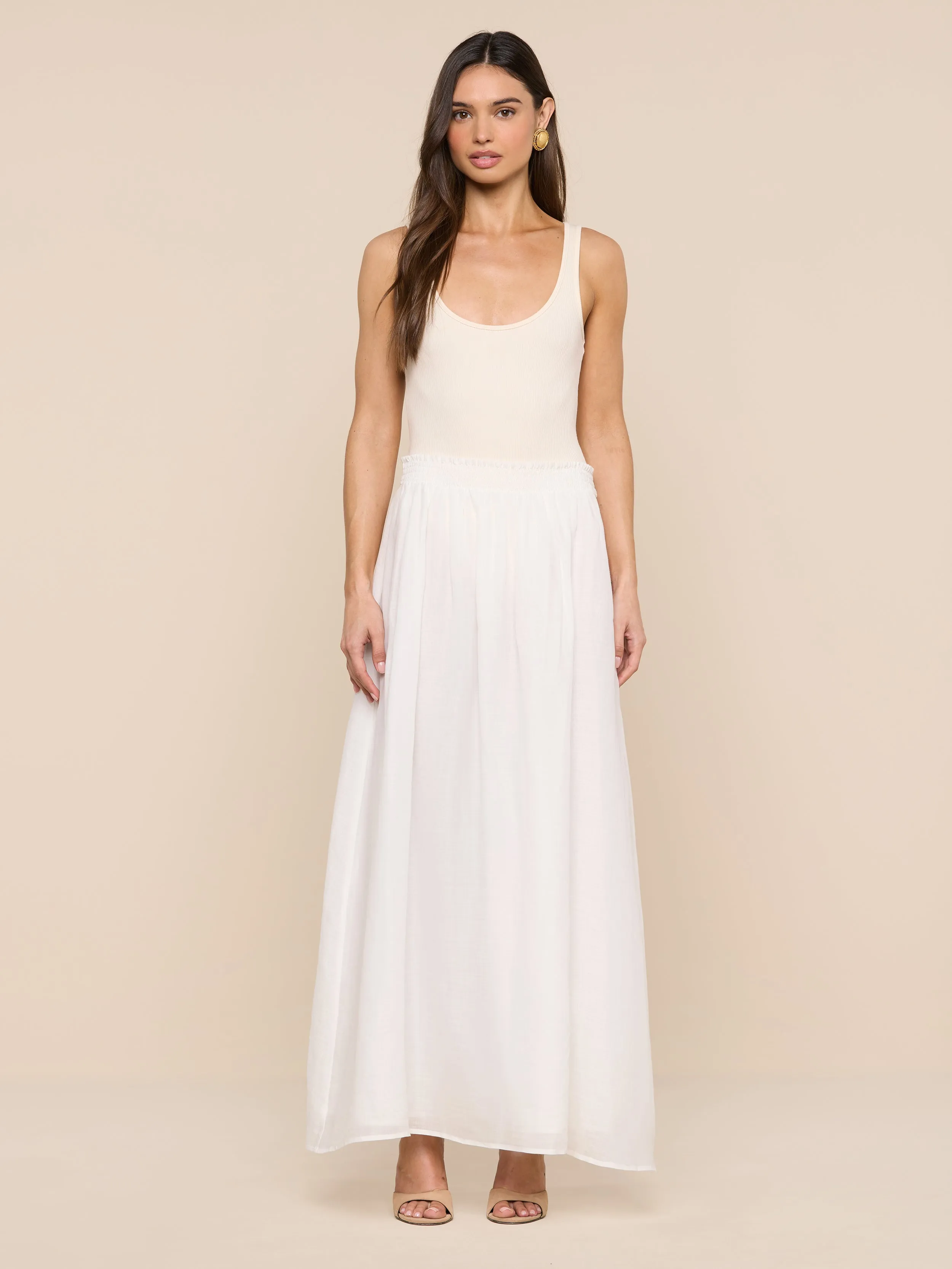 L'agence - Evangelina Maxi Skirt - Ivory sold by Jessie Boutique product image thumbnail 2