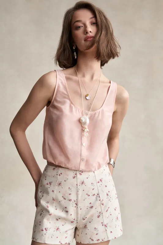Hevron - Sophie Top - Dusty Pink made by Jessie Boutique