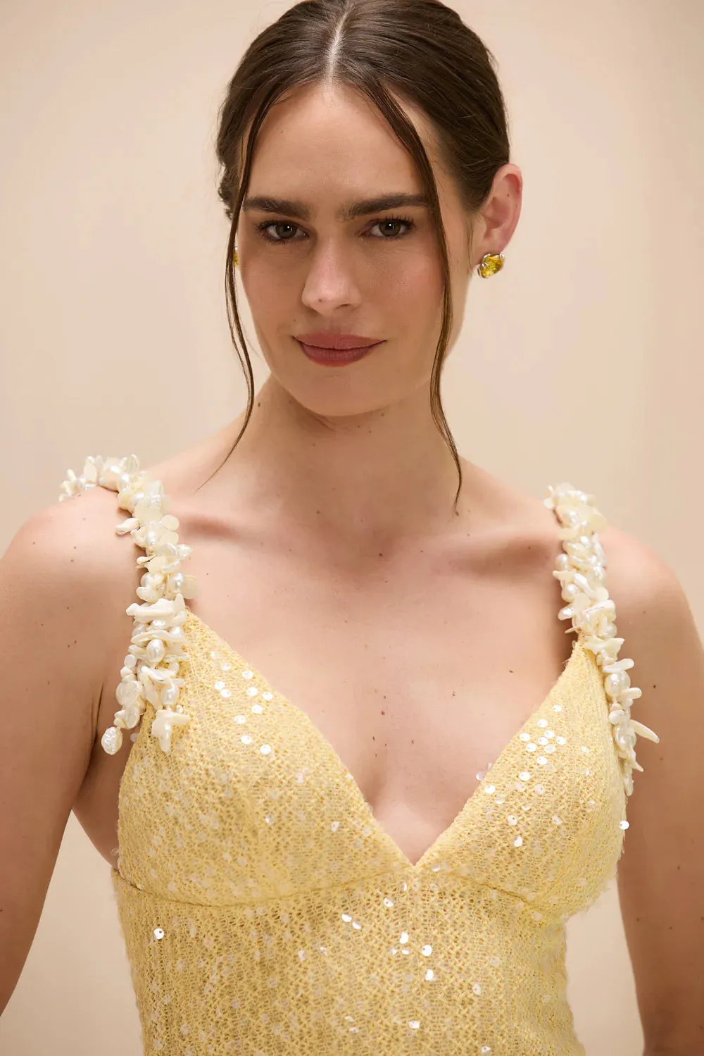 Patbo - Iara Crochet Flowers Midi - Yellow sold by Jessie Boutique product image thumbnail 2