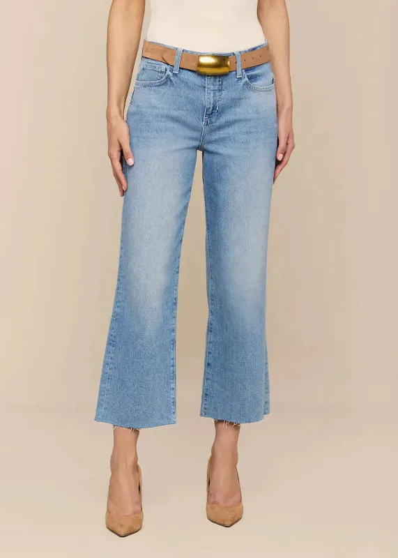 L'agence - Wanda Cropped Wide-Leg Jean - Granova made by L'AGENCE