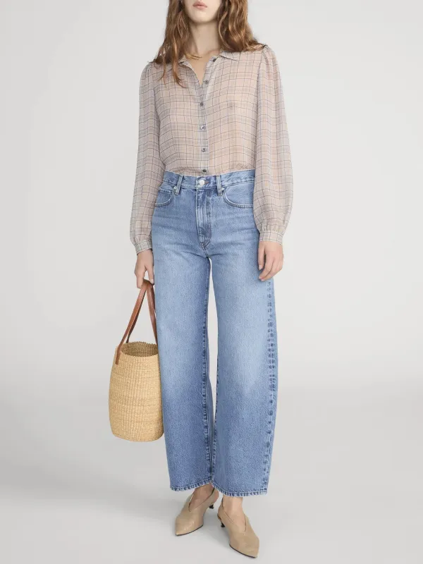 Frame - The Bow Crop - Coastal made by Frame Denim