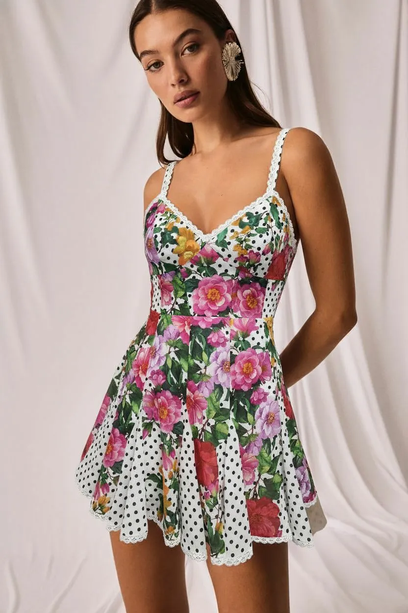 Charo Ruiz - Short Dress Rosela - Multiple Colors sold by Jessie Boutique