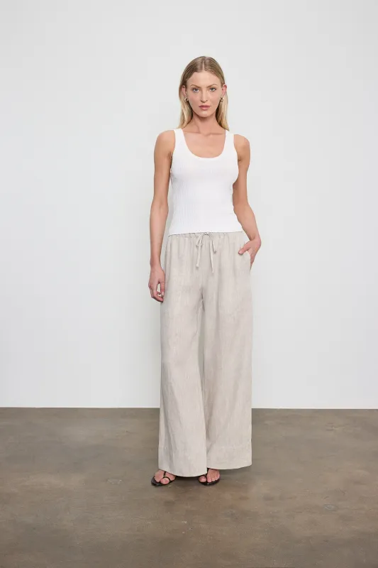 Enza Costa - Linen Cropped Summer Pant - Multiple Colors made by Enza Costa