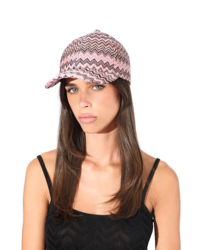 Missoni - Baseball Hat - Pink Multi made by Missoni
