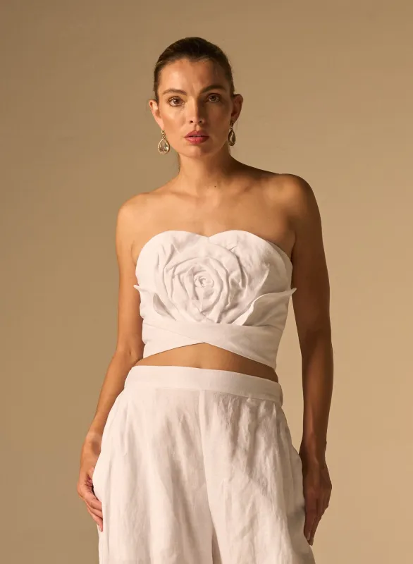 JBQ - Cypress Top - White made by Jessie Boutique