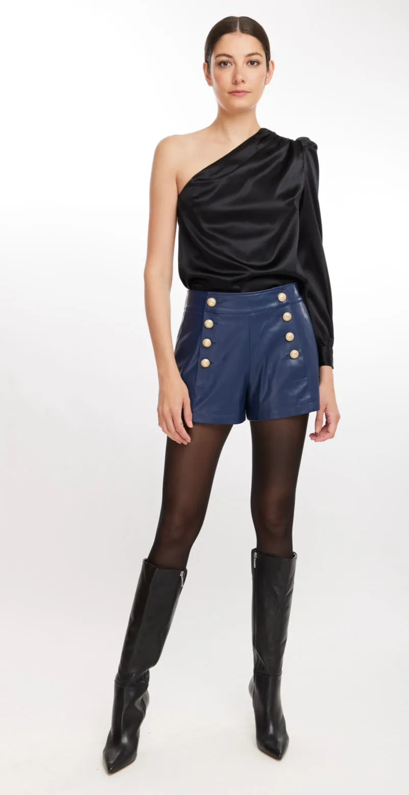 Generation Love - Adeline One Shoulder Blouse - Black sold by Jessie Boutique product image thumbnail 2