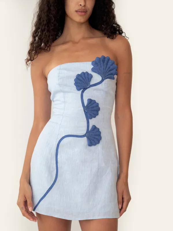 Azulu - Dante Dress - Wave Blue made by Jessie Boutique