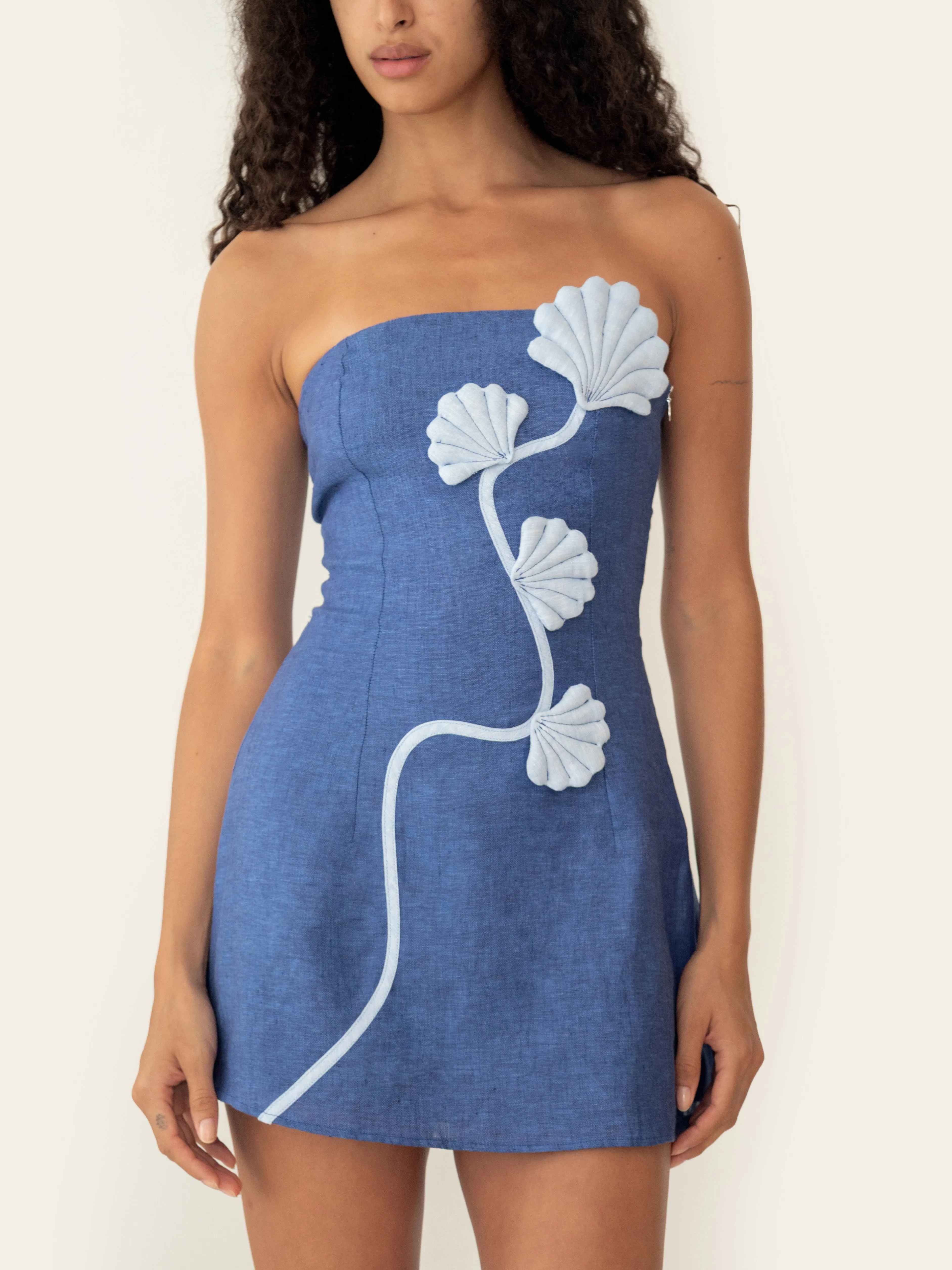 Azulu - Dante Dress - Deep Sea Blue sold by Jessie Boutique