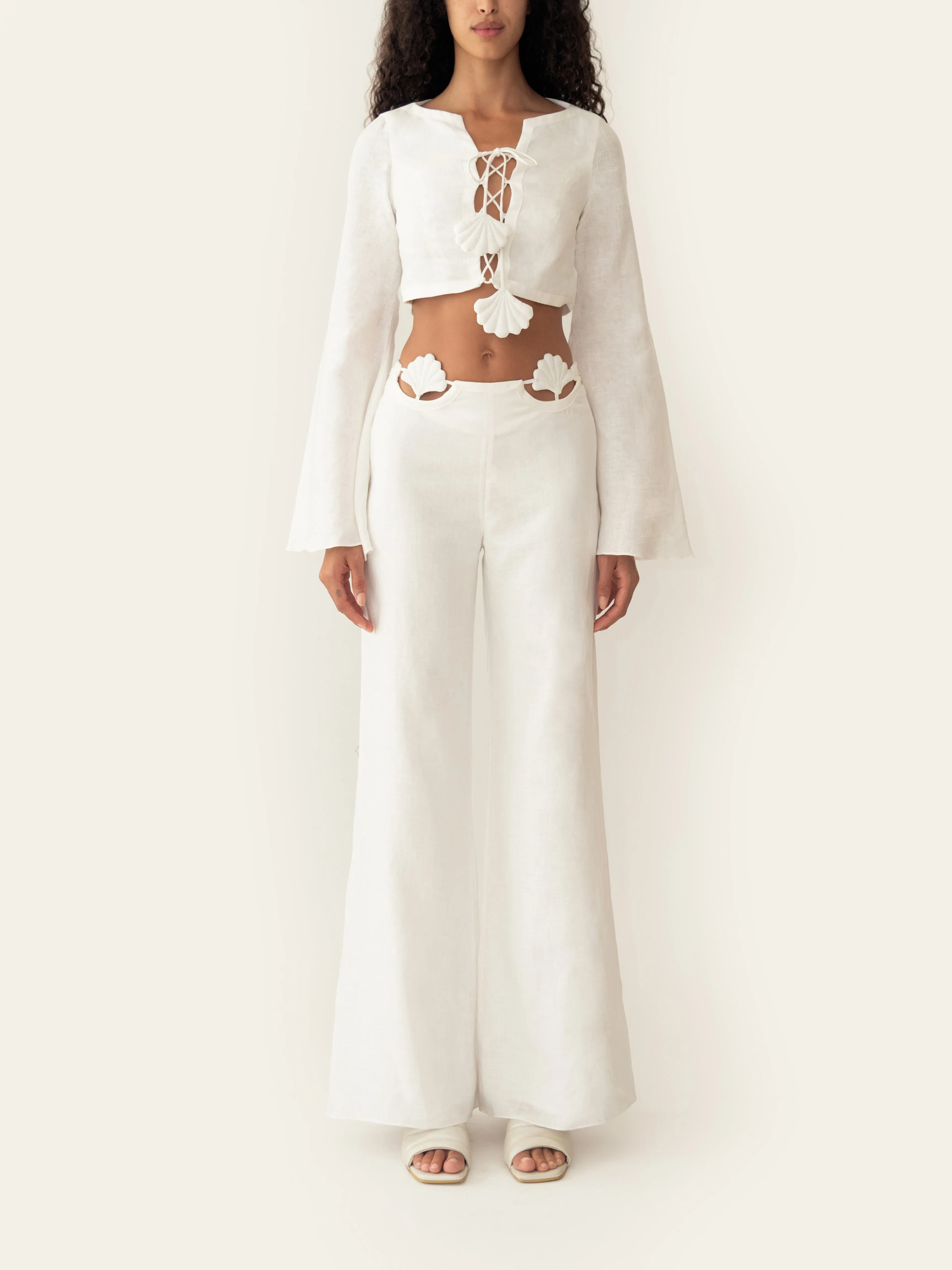 Azulu - Amelie Top - Ivory sold by Jessie Boutique product image thumbnail 3