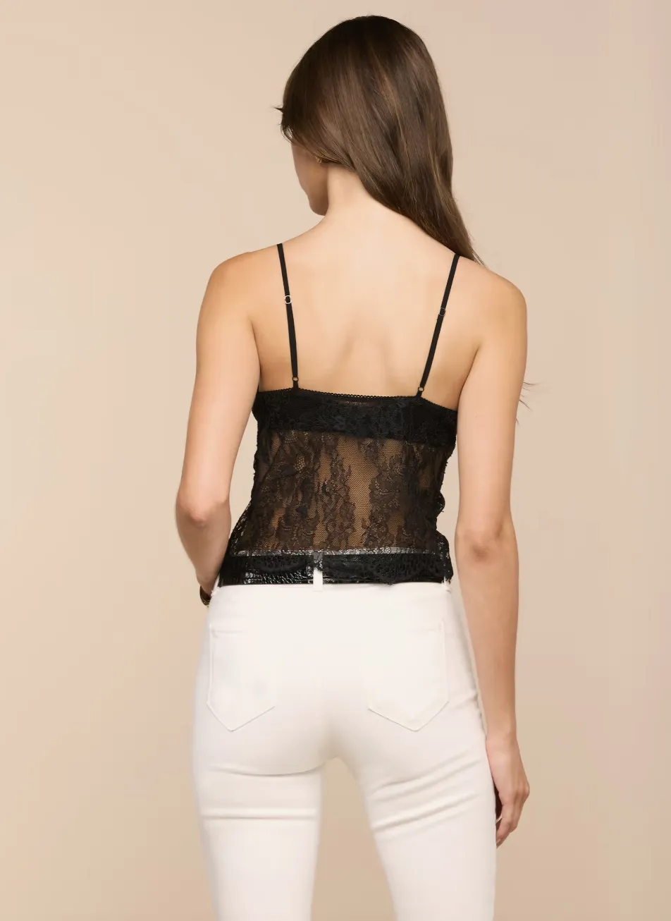 L'agence - Rosel Lace Camisole - Black sold by Jessie Boutique product image thumbnail 2
