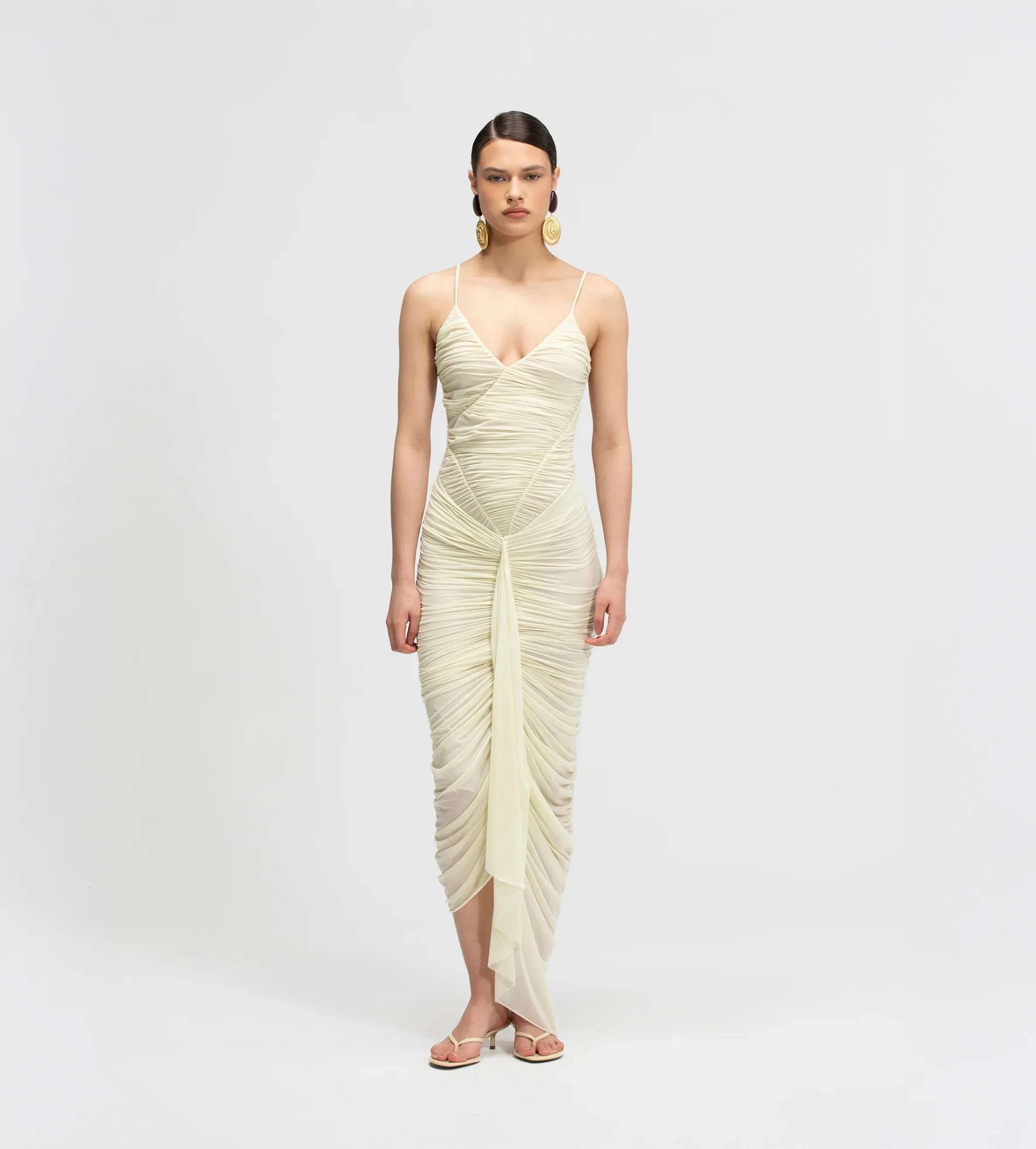 Maygel Coronel - Mater Long Dress - Antique sold by Jessie Boutique