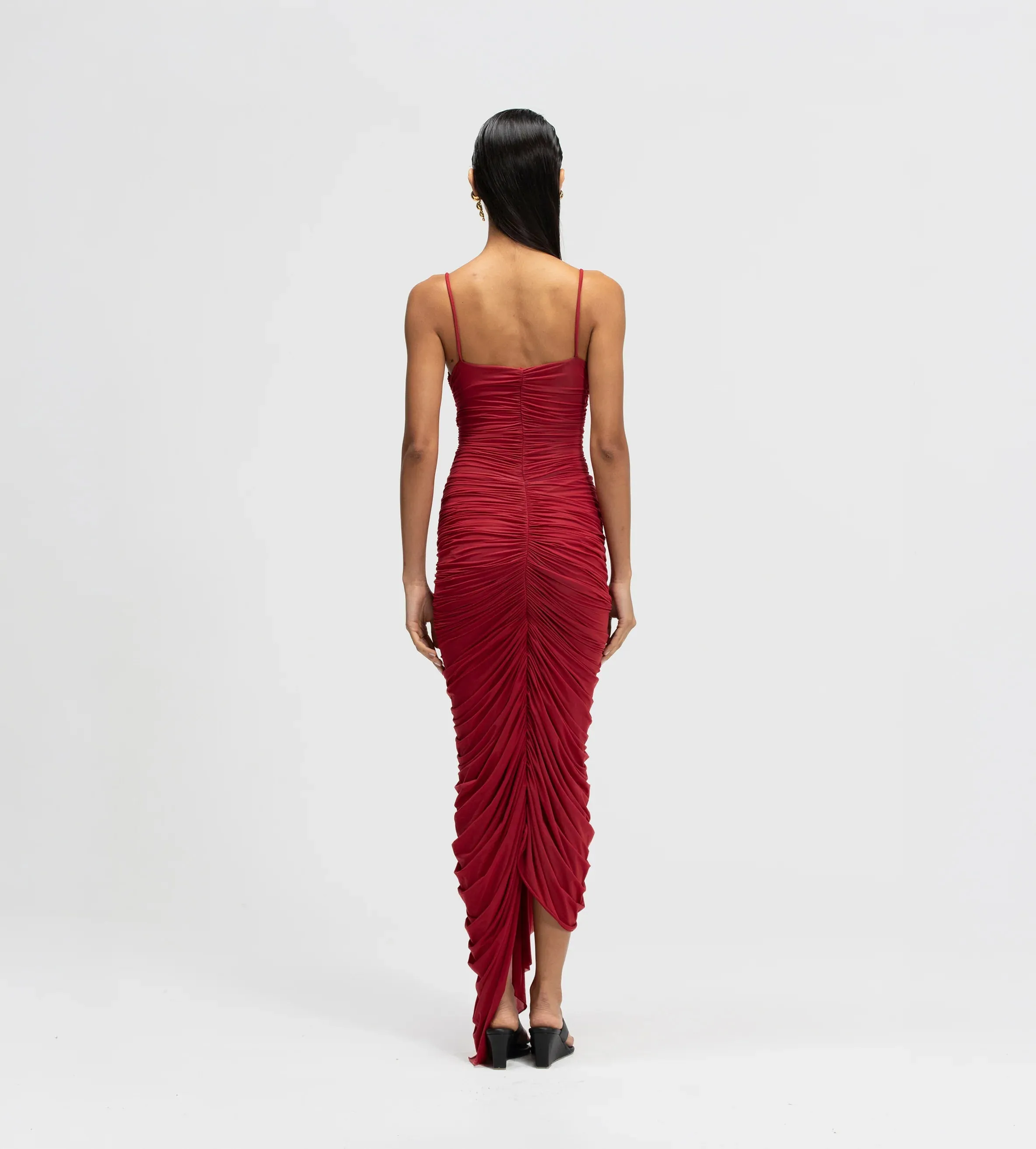 Maygel Coronel - Mater Long Dress - Merlot sold by Jessie Boutique product image thumbnail 3