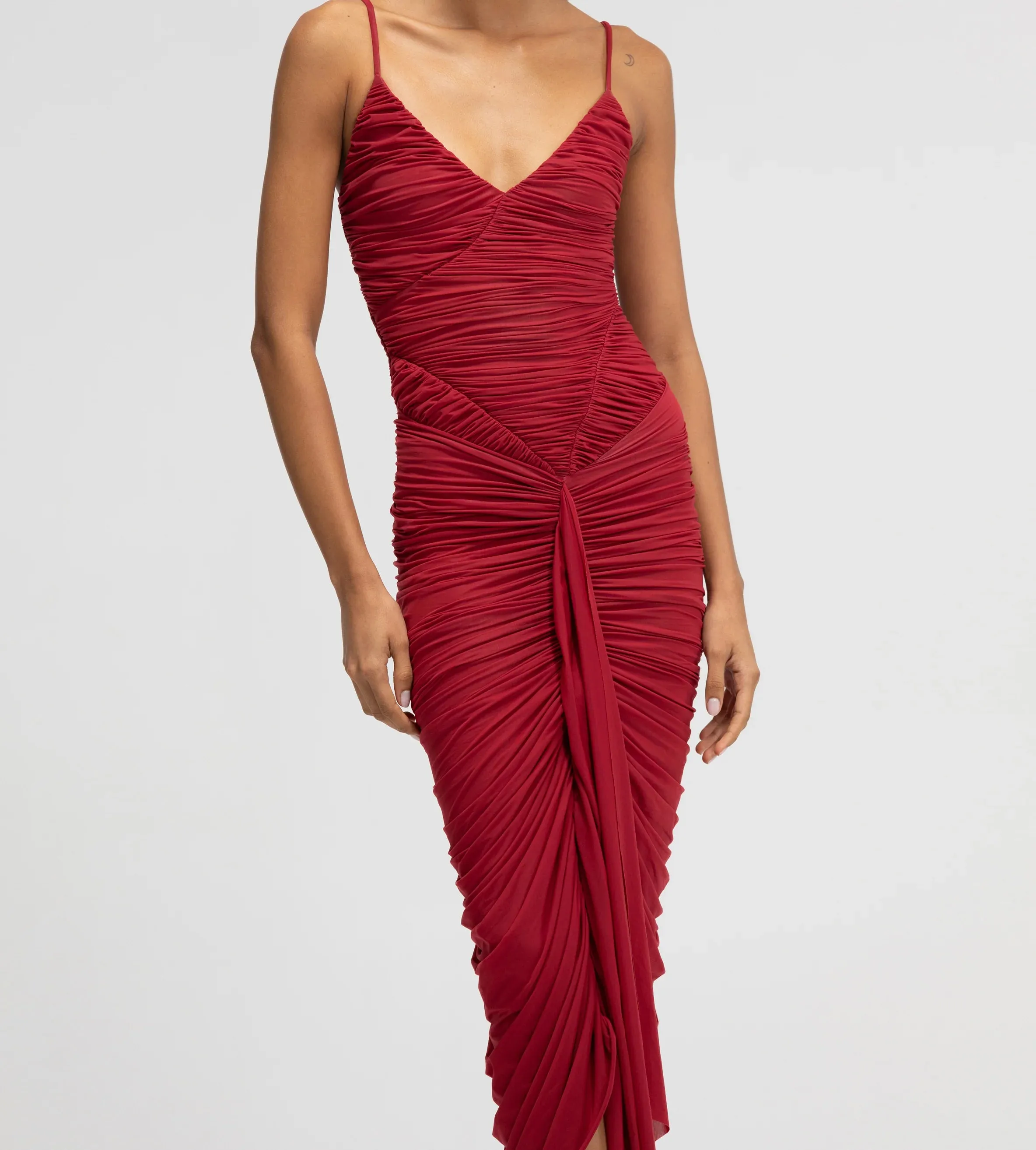 Maygel Coronel - Mater Long Dress - Merlot sold by Jessie Boutique product image thumbnail 2