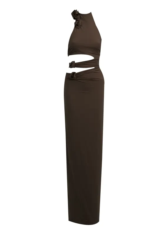 Maygel Coronel - Tempus Long Dress - Habano made by Maygel Coronel