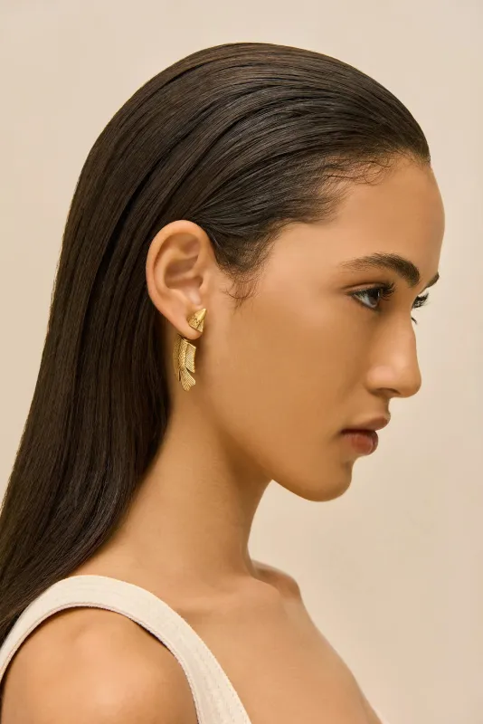Cult Gaia - Neemo Earring - Antique Brass made by Cult Gaia